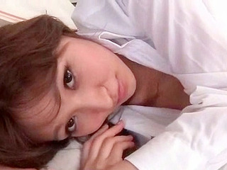 Thai babe fucking her pussy with toys and nippon eyes