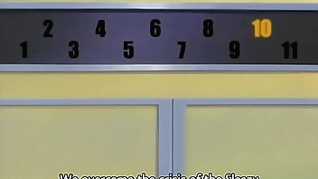 Dirty hentai school girl gets gangbanged in her wet pussy on train